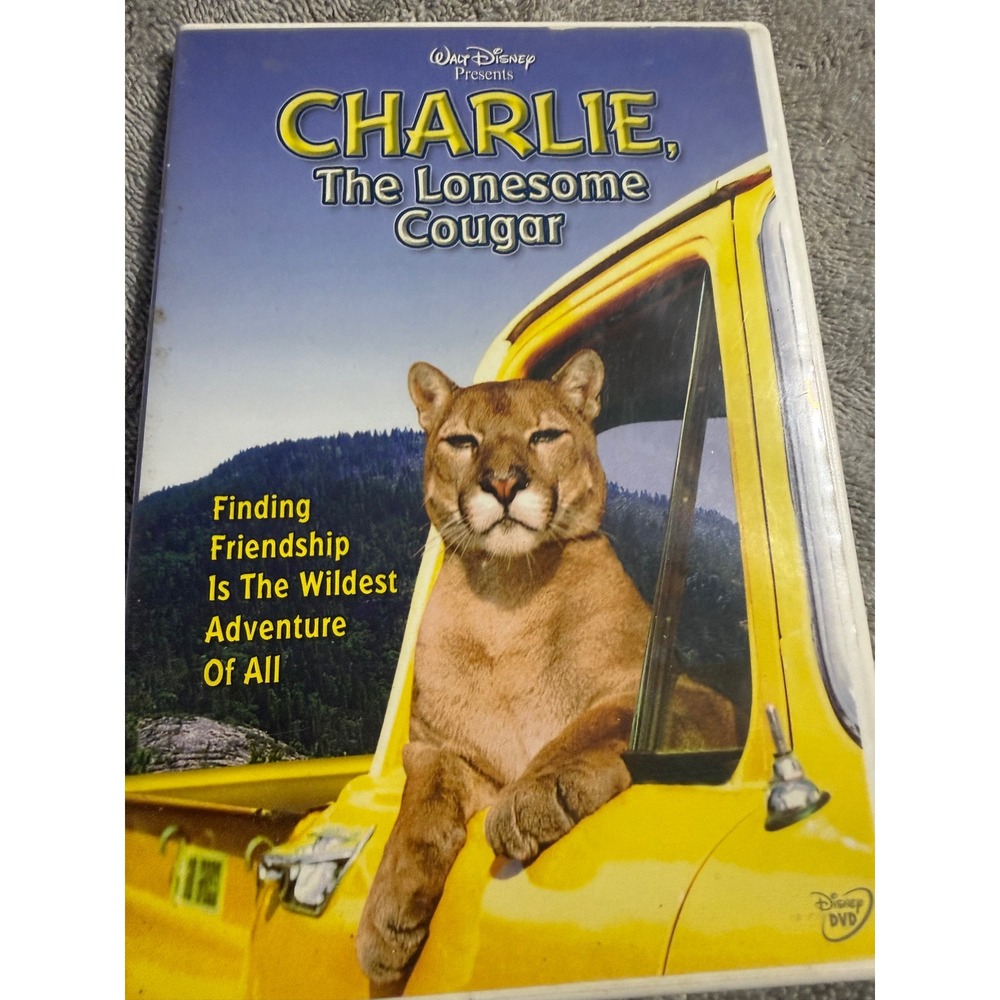 Charlie the Lonesome Cougar DVD Walt Disney Presents Live Action Family Movie